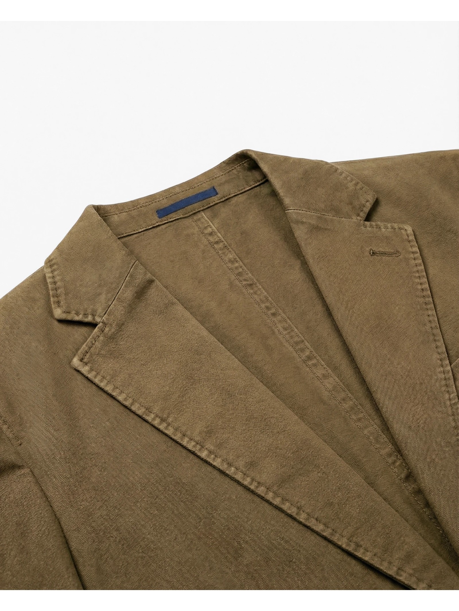COSTUME DROIT EN COTON LAVÉ