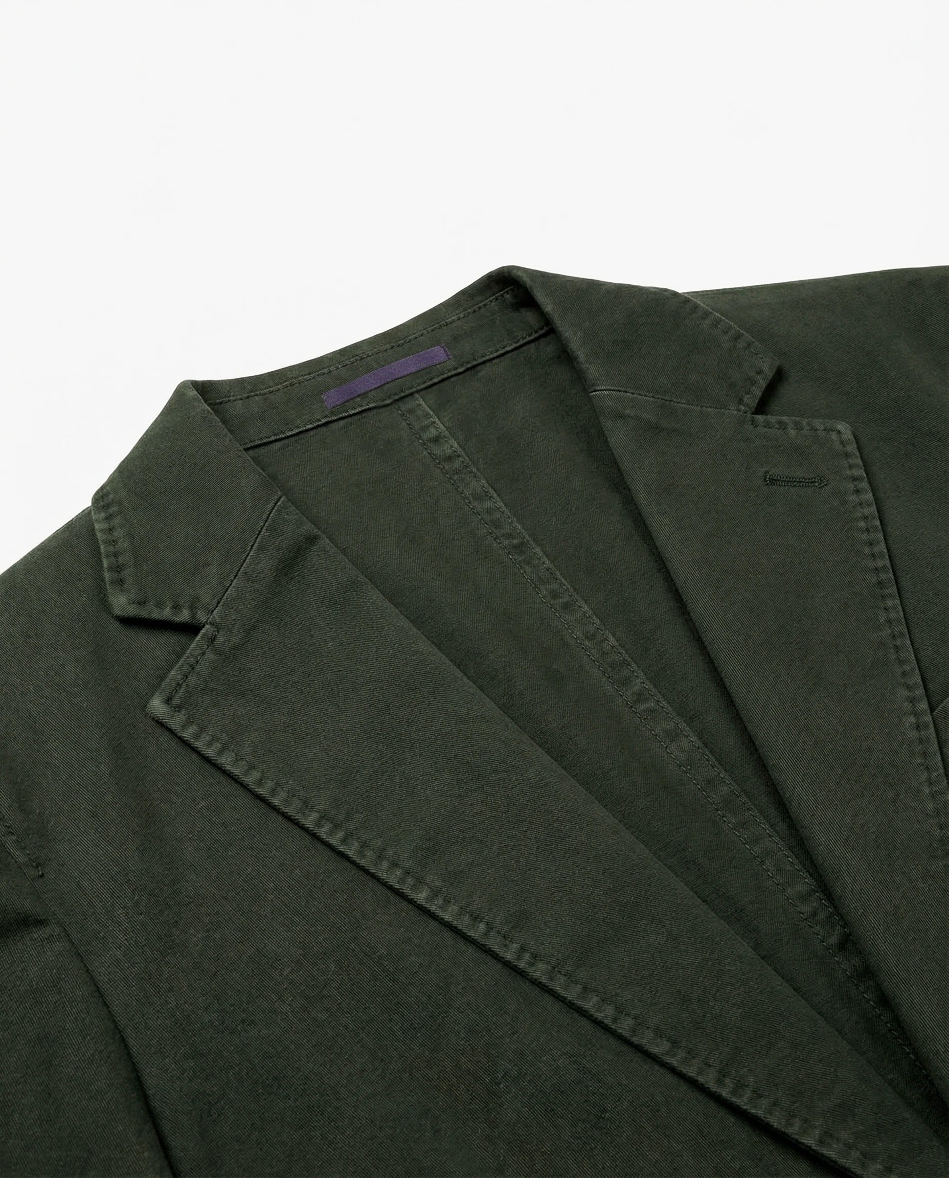 COSTUME DROIT EN COTON LAVÉ