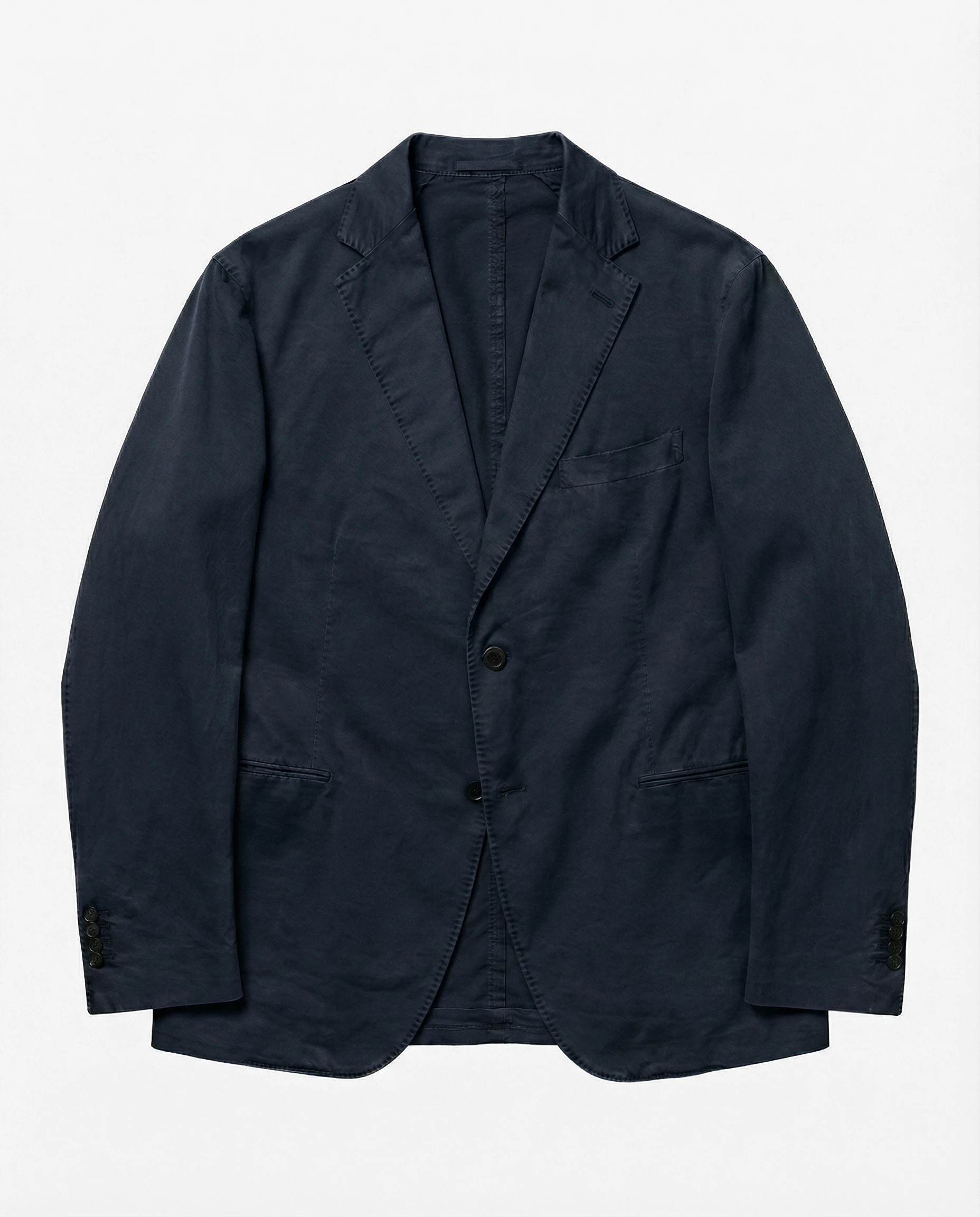 COSTUME DROIT EN COTON LAVÉ
