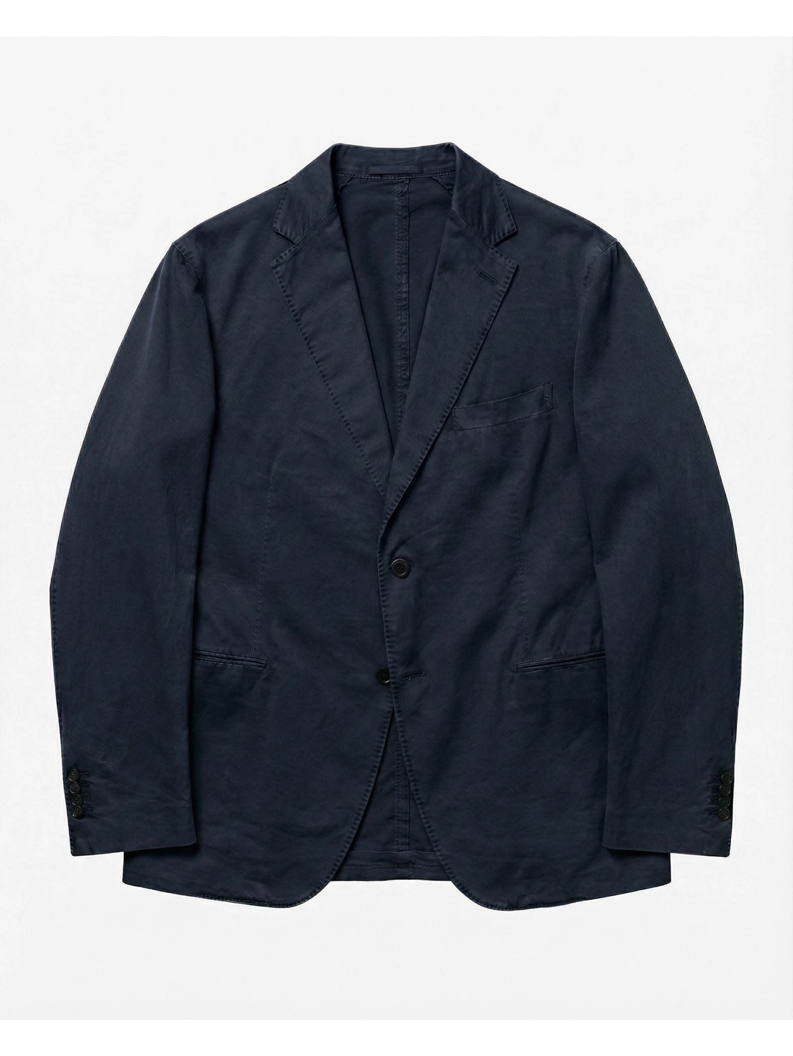 COSTUME DROIT EN COTON LAVÉ