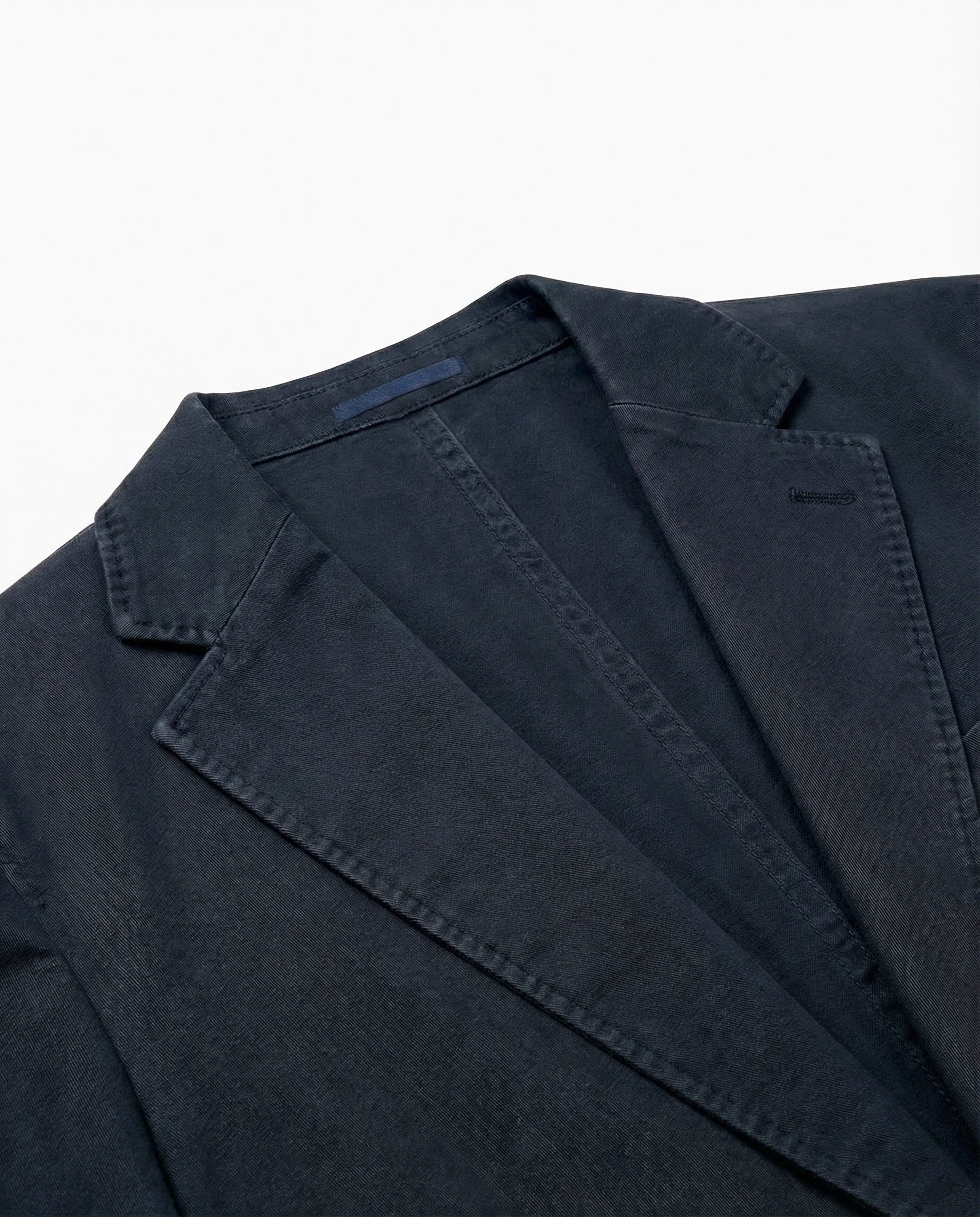 COSTUME DROIT EN COTON LAVÉ