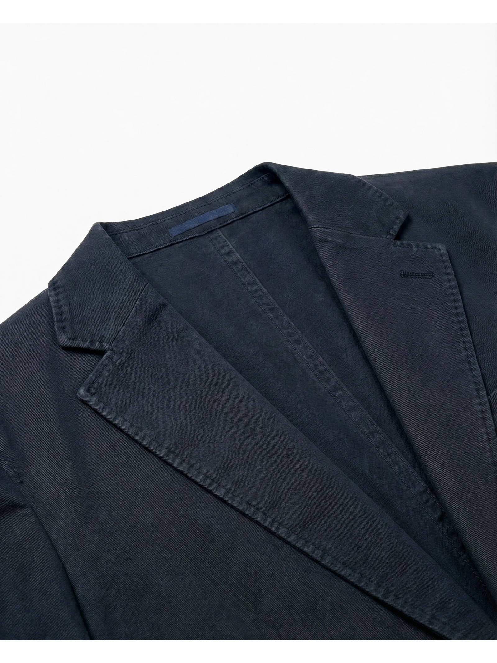 COSTUME DROIT EN COTON LAVÉ