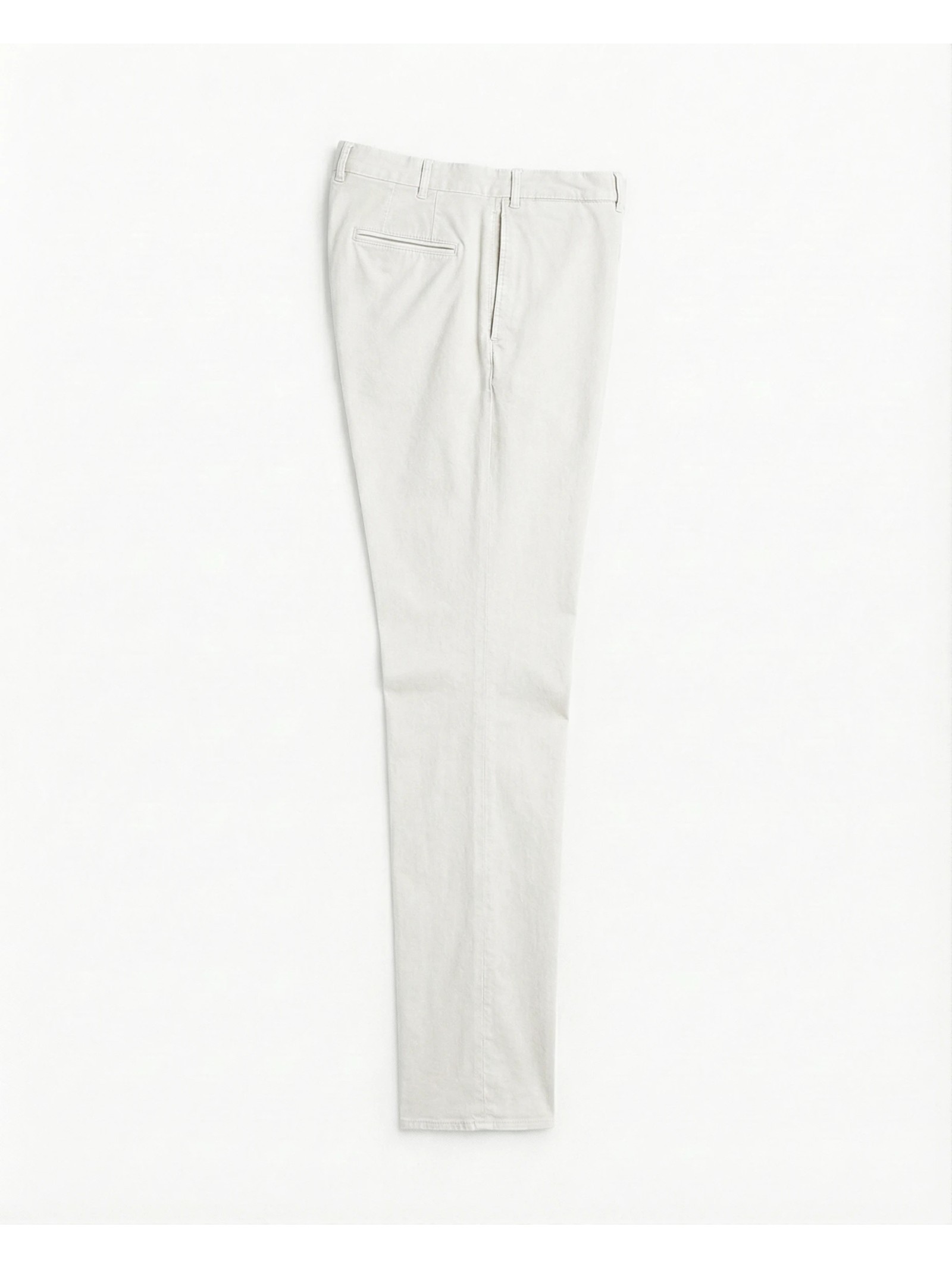 COSTUME DROIT EN COTON ET LIN LAVÉ