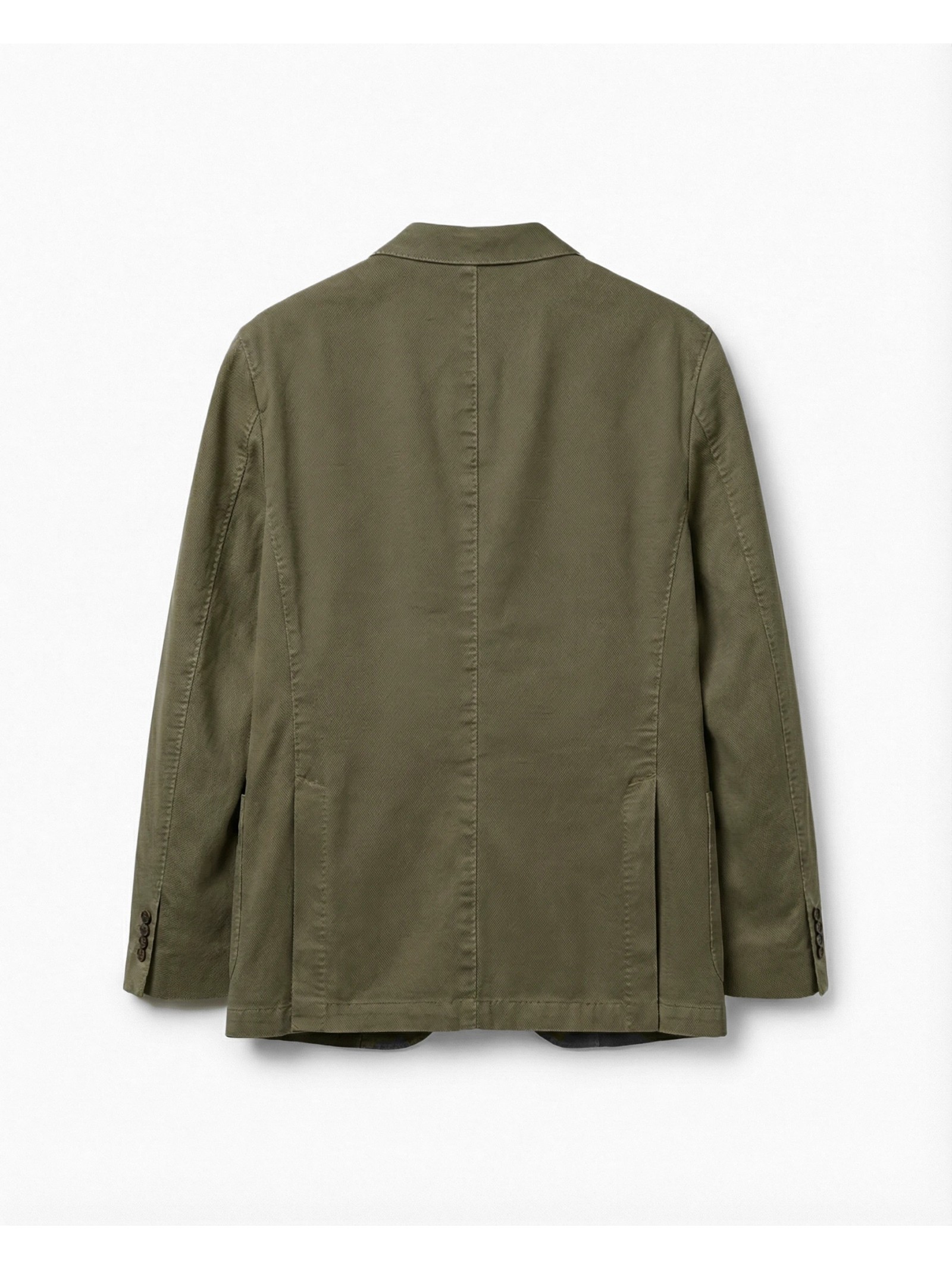 VESTE DROITE EN COTON LAVÉ