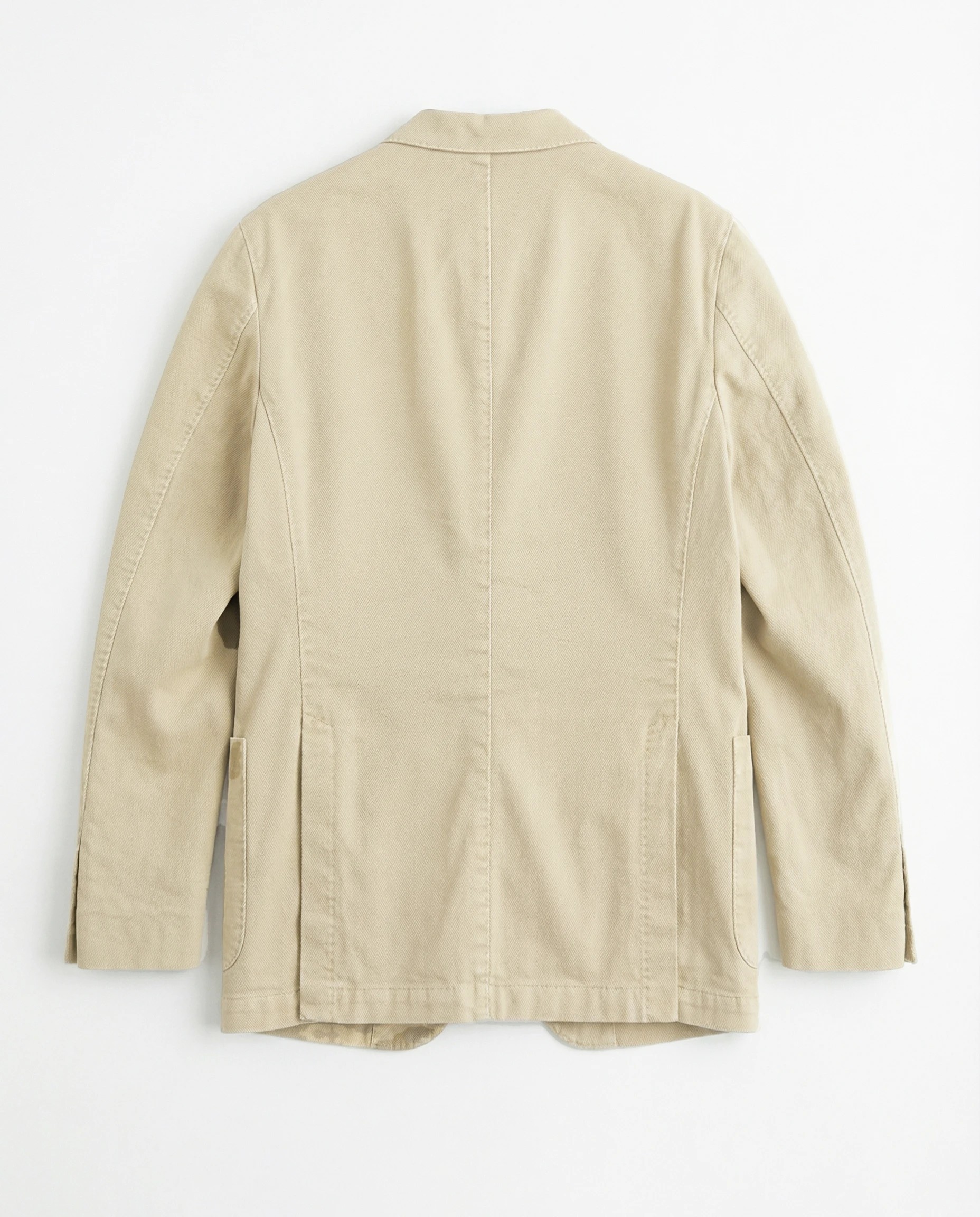 VESTE DROITE EN COTON LAVÉ