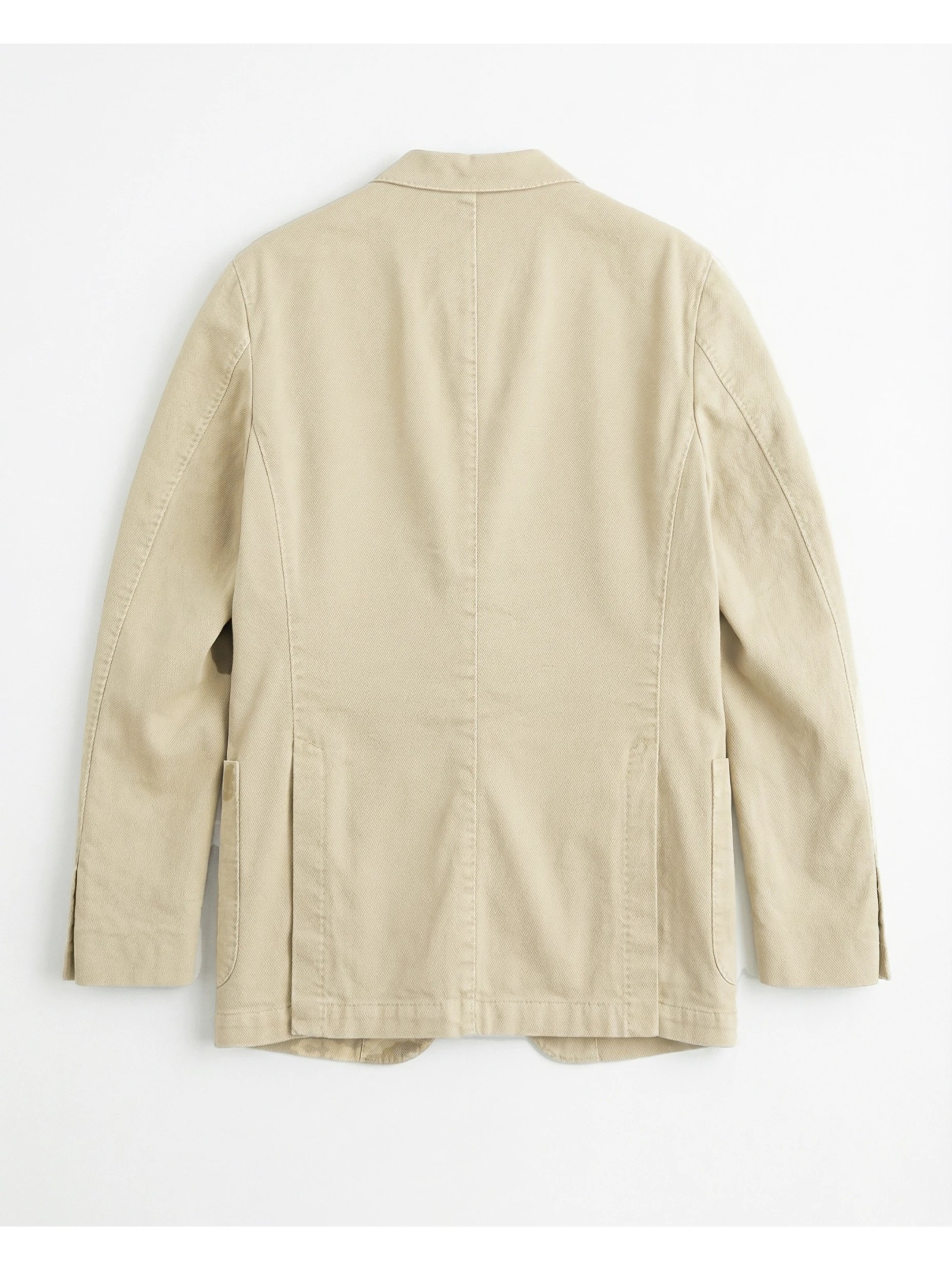 VESTE DROITE EN COTON LAVÉ