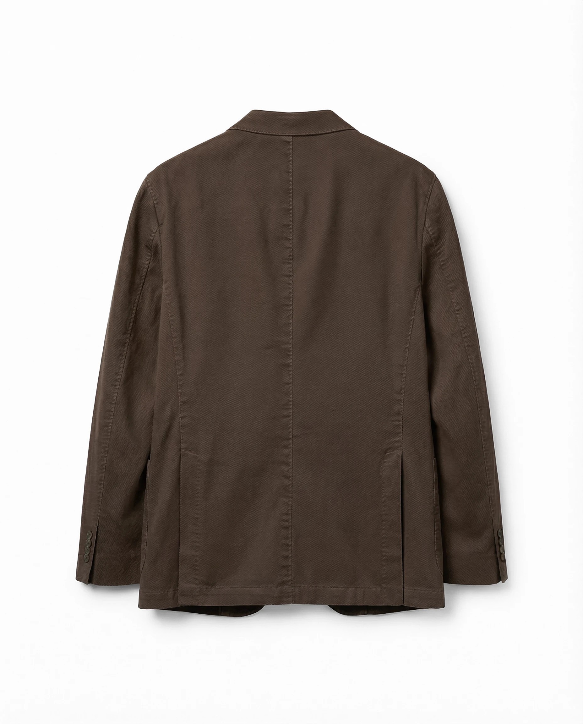 VESTE DROITE EN COTON LAVÉ