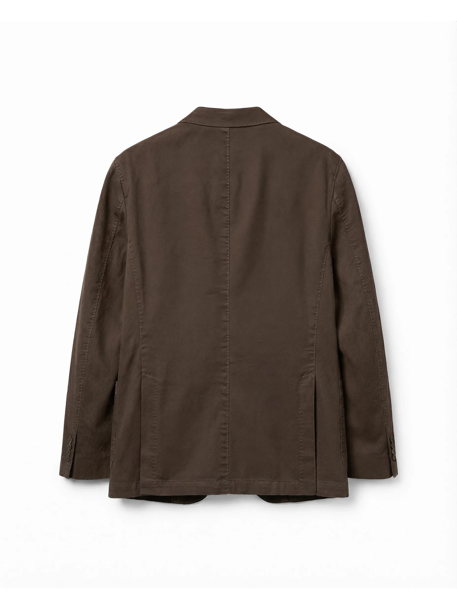 VESTE DROITE EN COTON LAVÉ