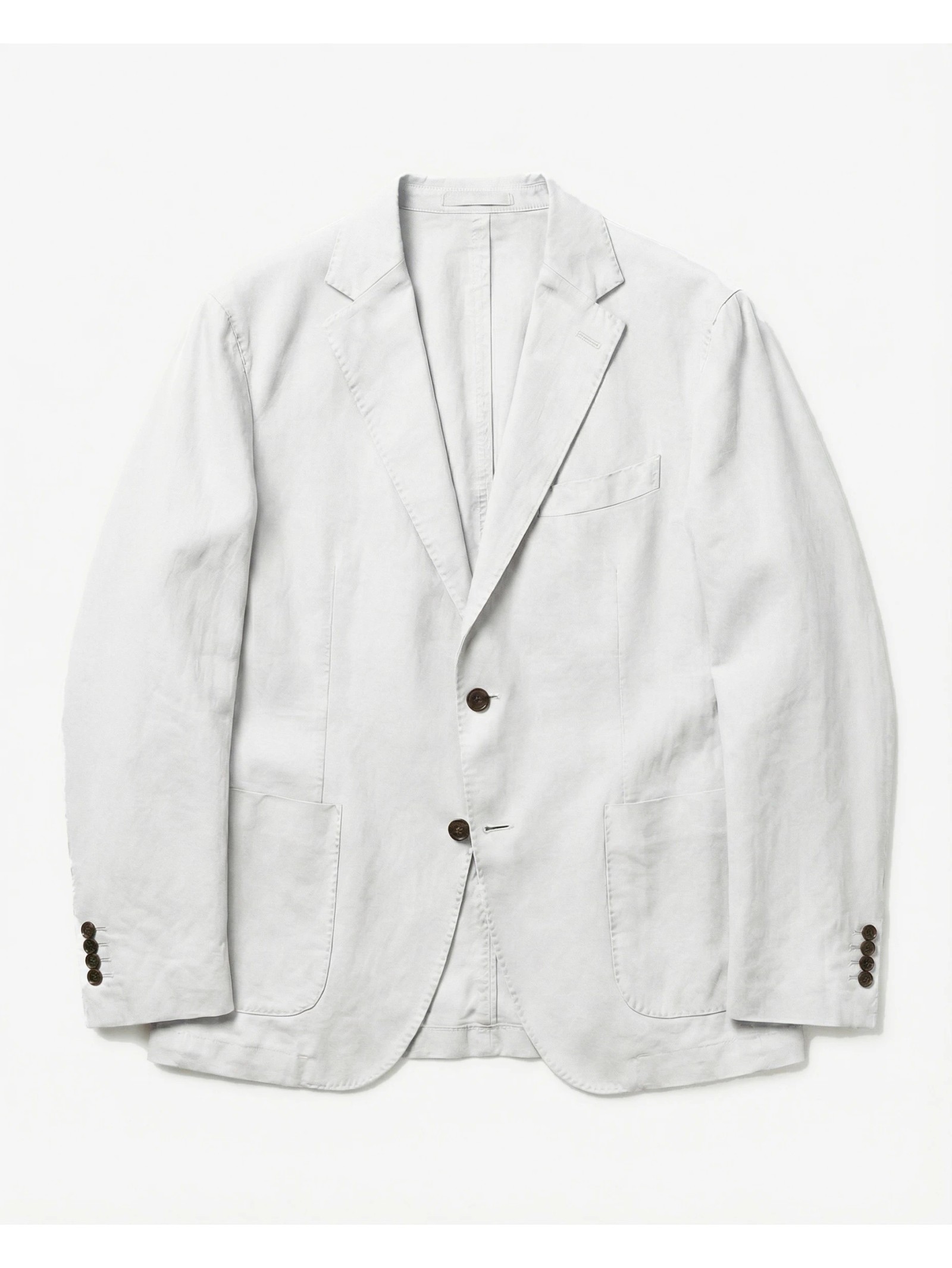 VESTE DROITE EN COTON LAVÉ