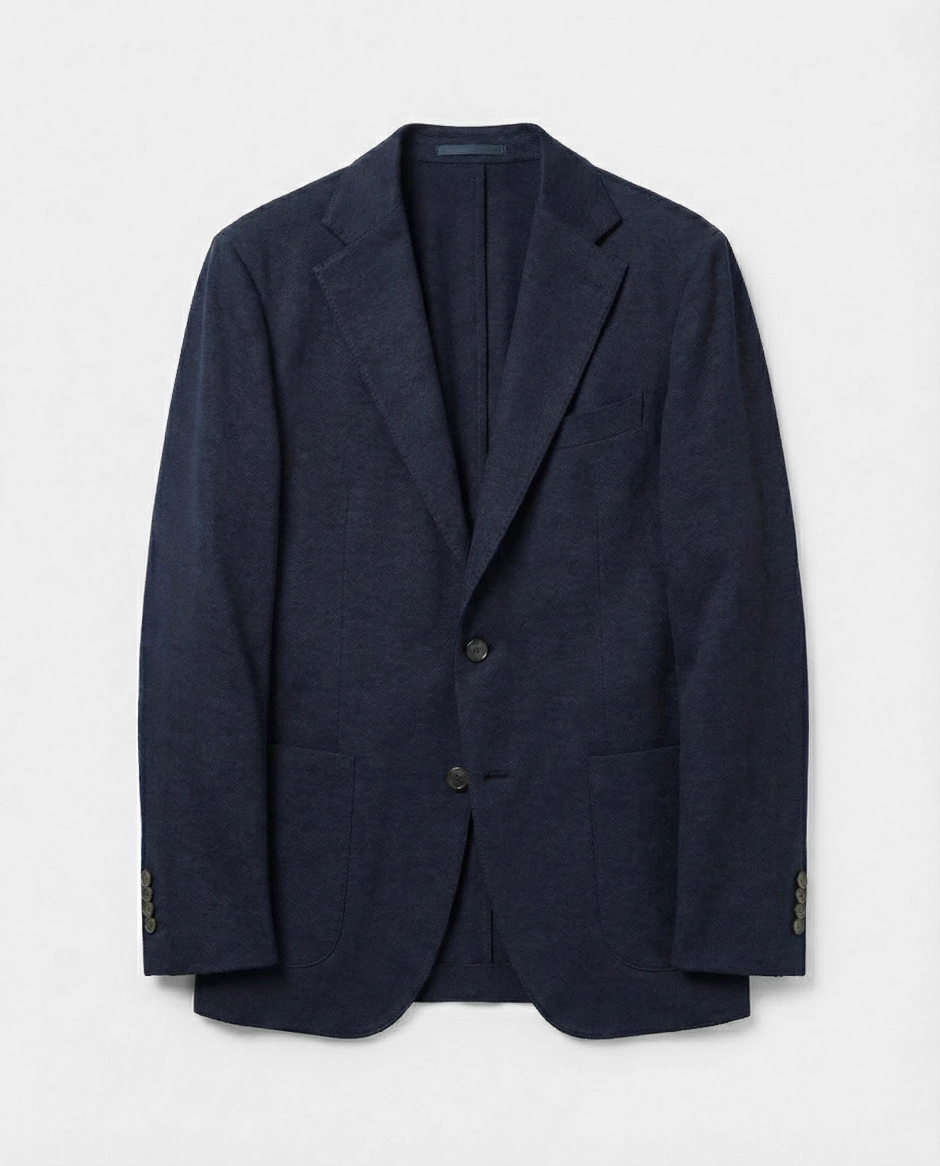 VESTE DROITE EN JERSEY DE LAINE