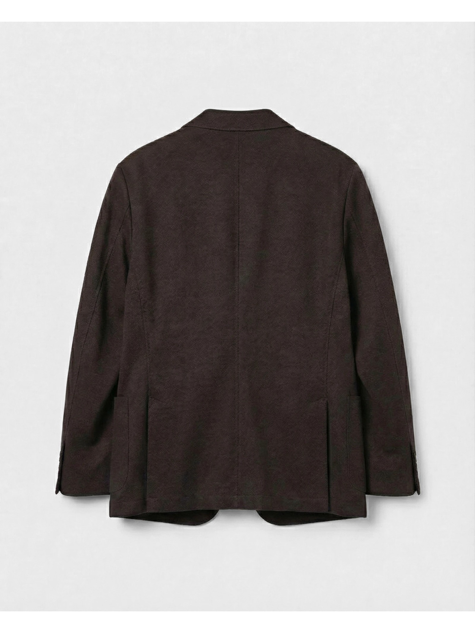 VESTE DROITE EN JERSEY DE LAINE