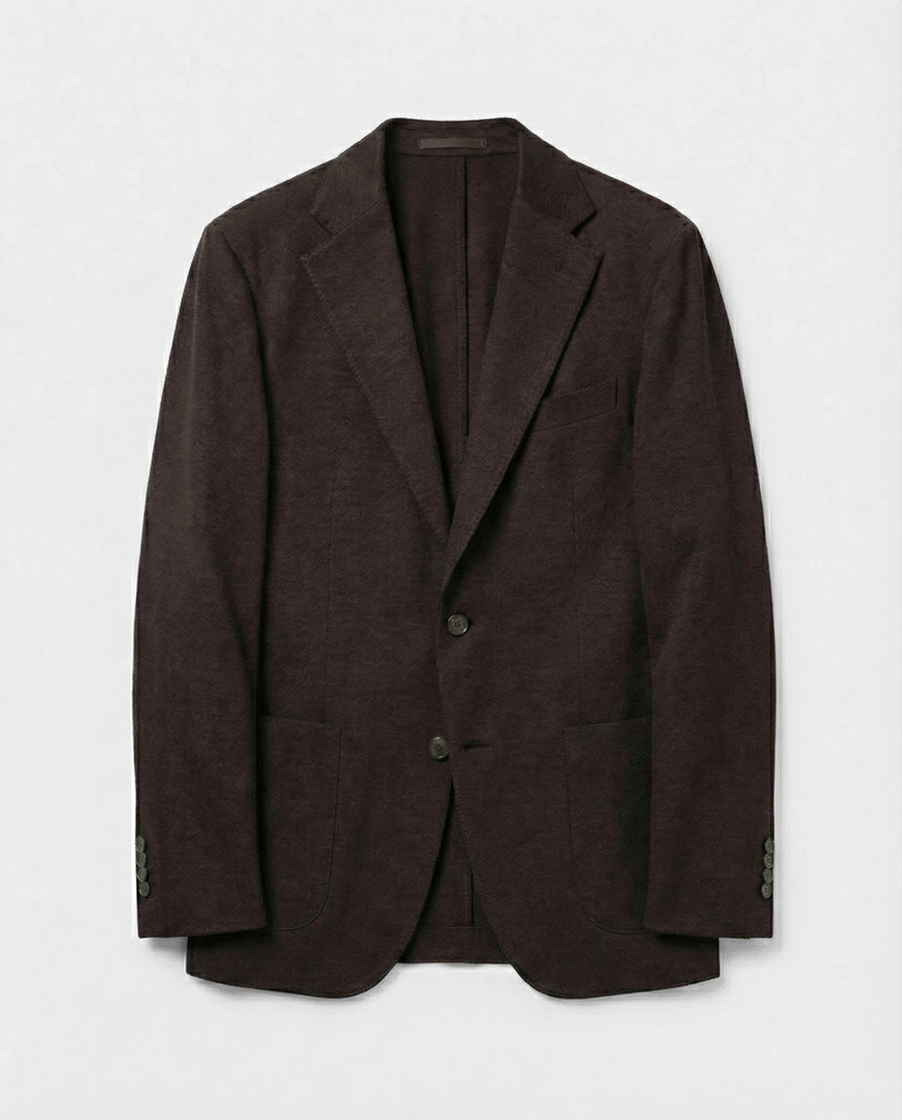 VESTE DROITE EN JERSEY DE LAINE