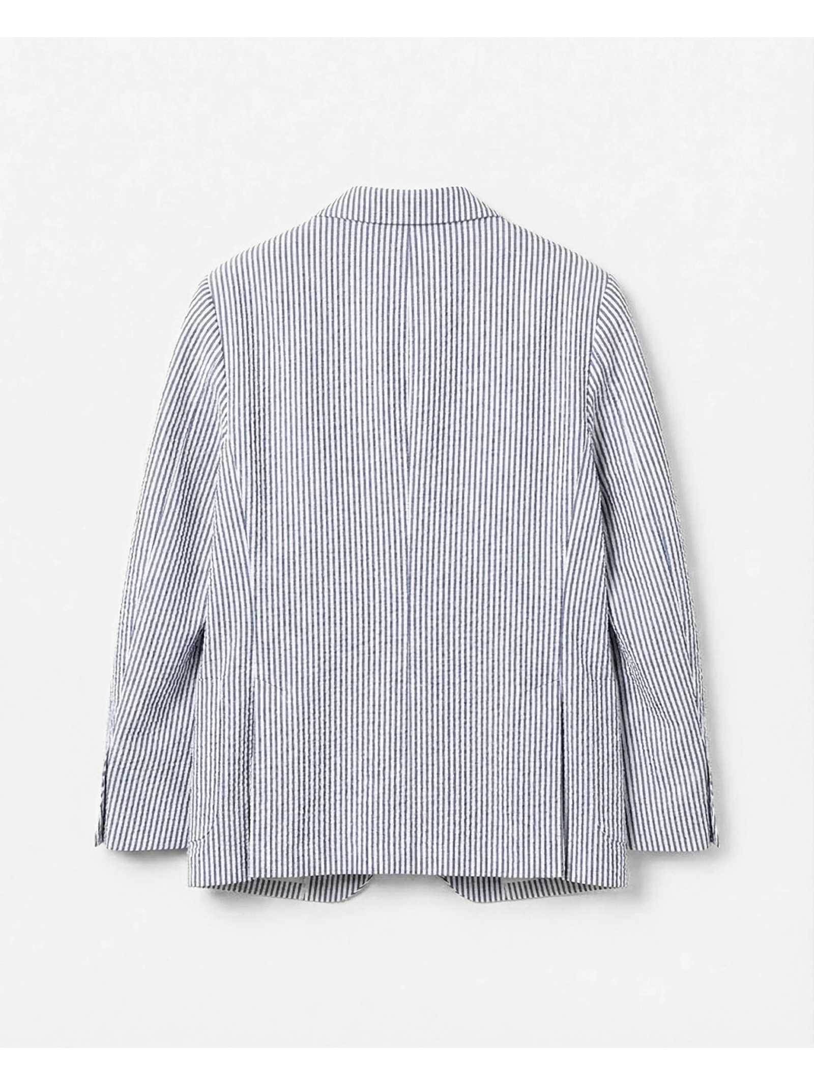 VESTE CROISÉE EN SEERSUCKER