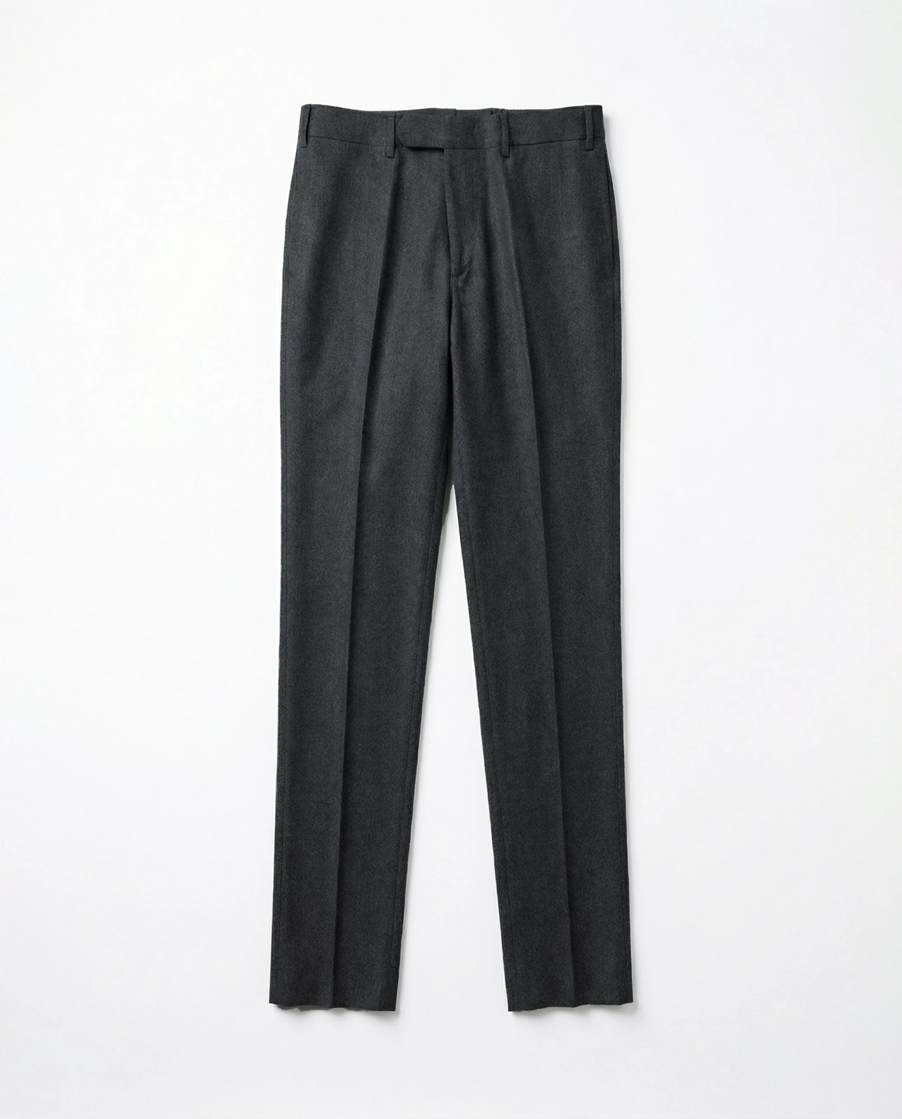PANTALON DROIT EN TOILE DE LAINE