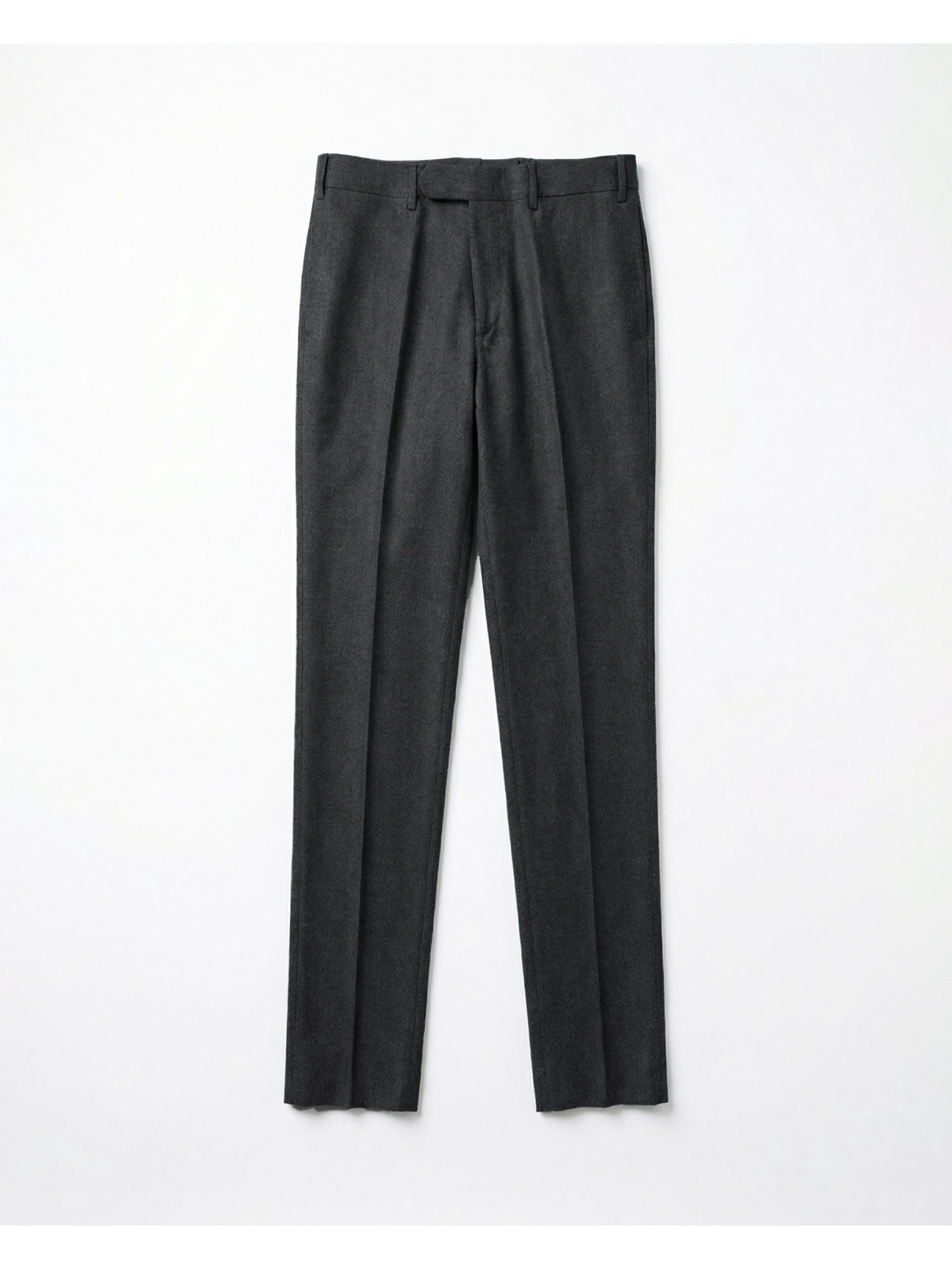 PANTALON DROIT EN TOILE DE LAINE