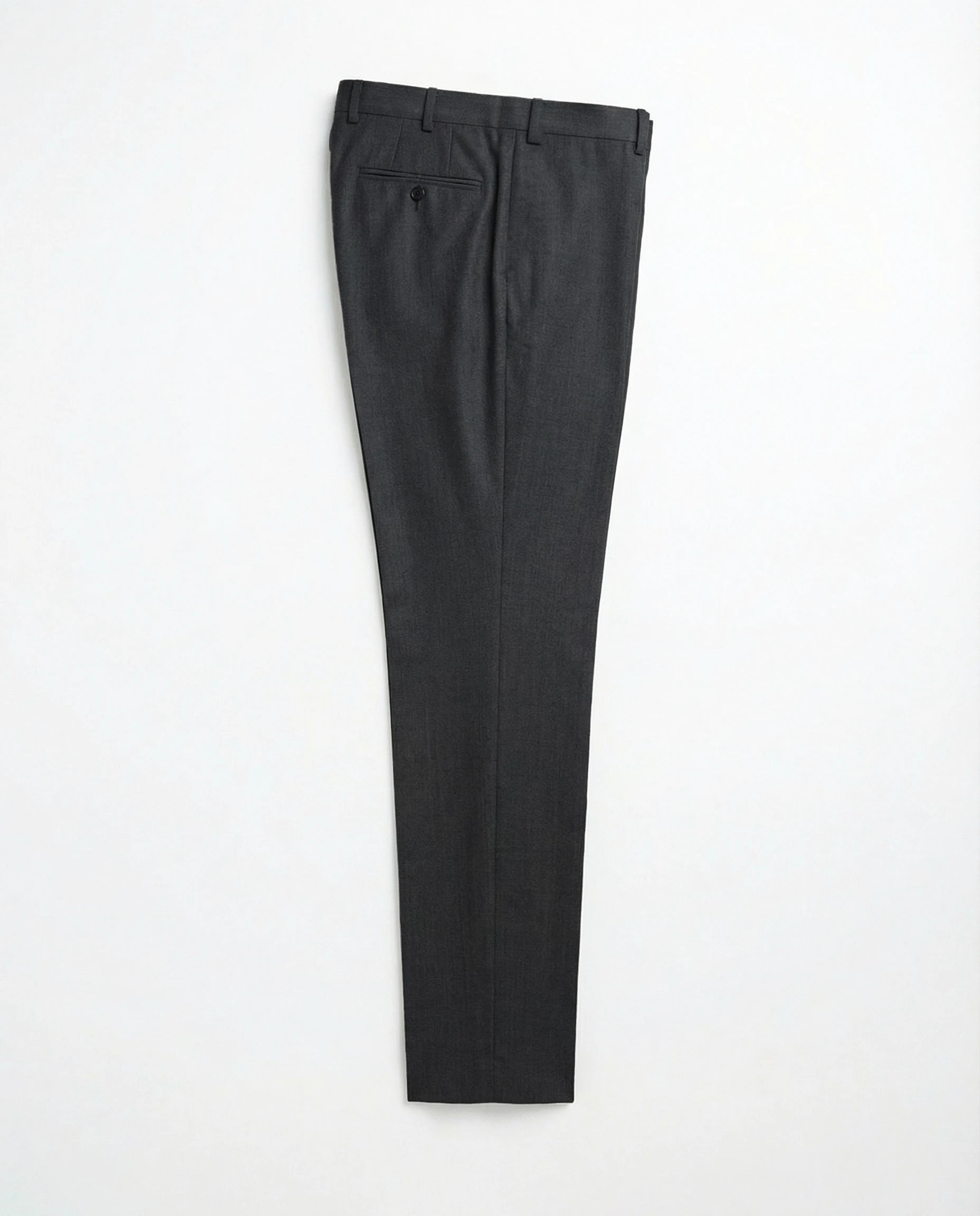 PANTALON DROIT EN TOILE DE LAINE