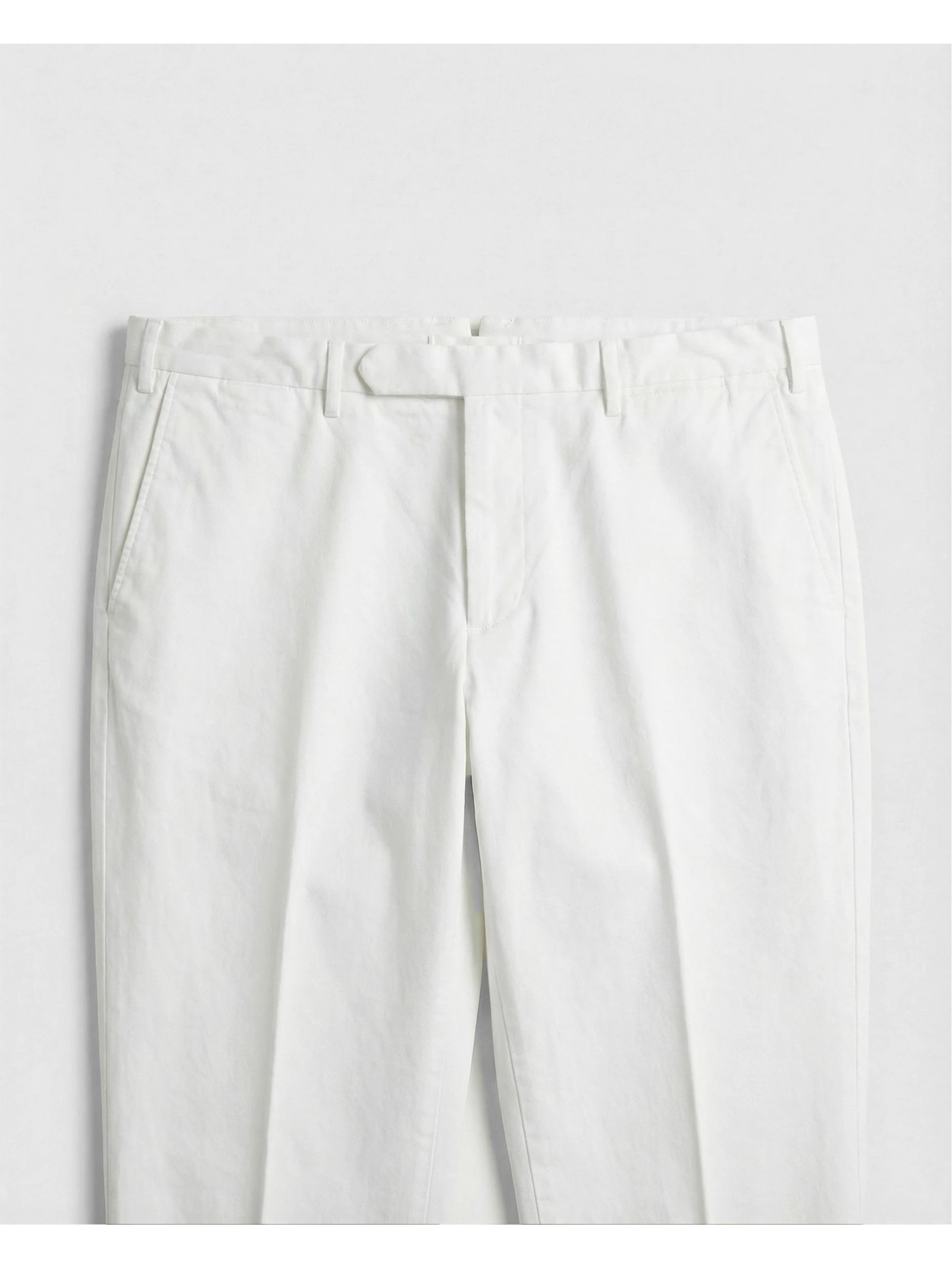 PANTALON DROIT EN COTON LAVÉ