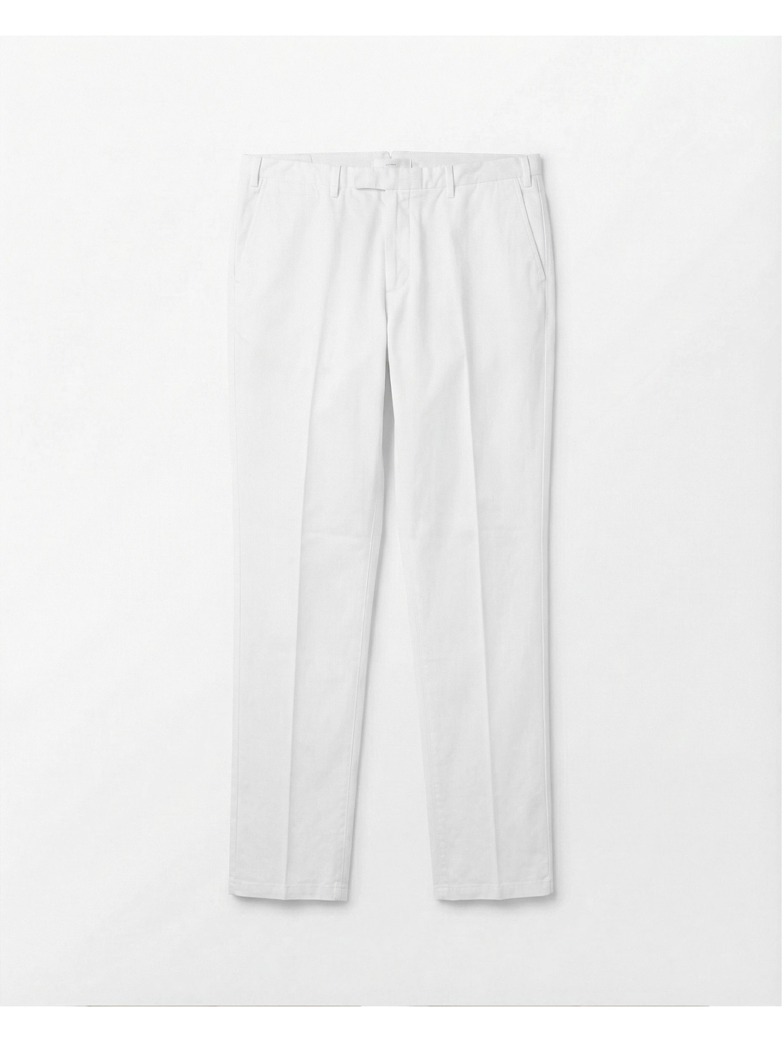 PANTALON DROIT EN COTON LAVÉ