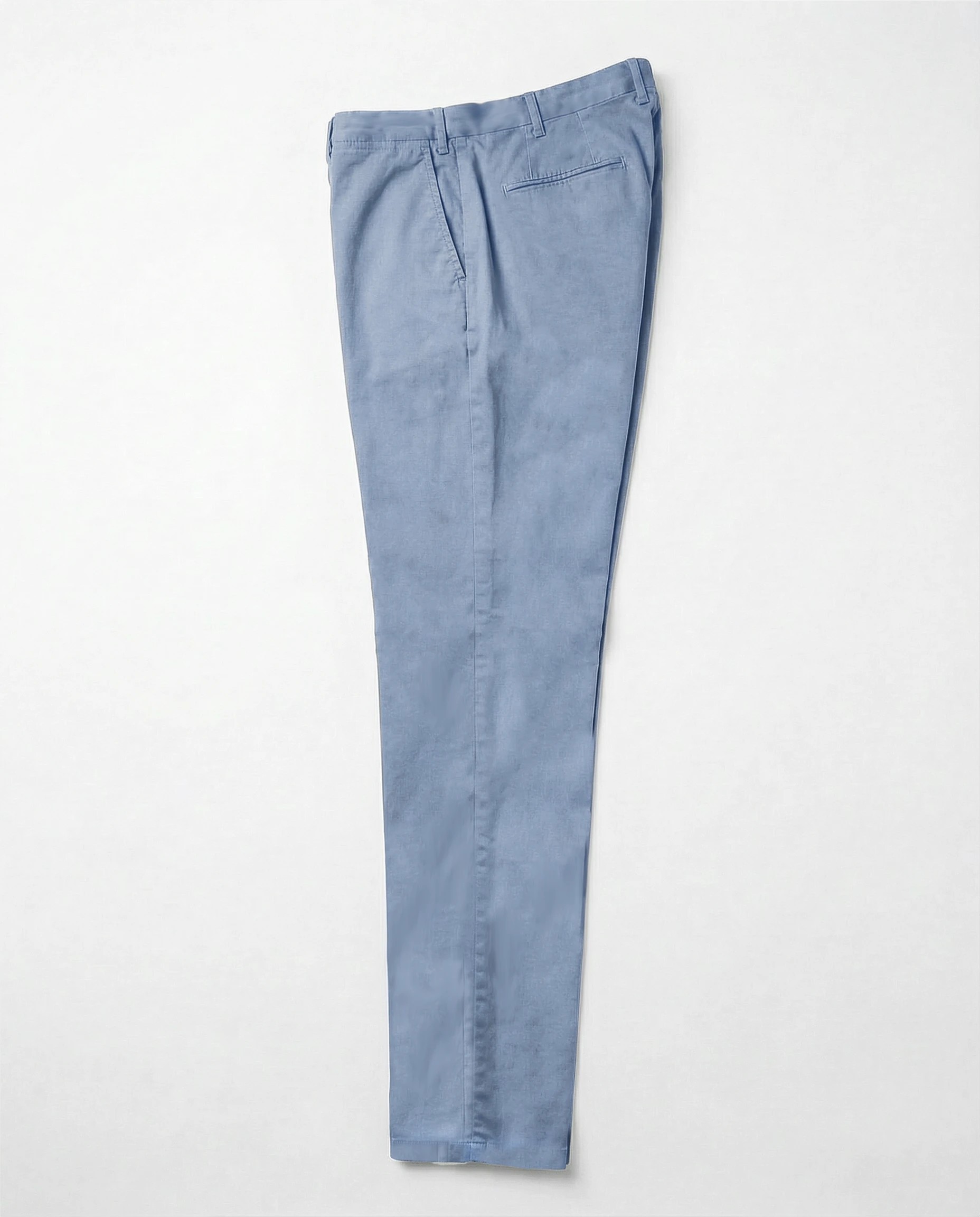 PANTALON DROIT EN COTON LAVÉ