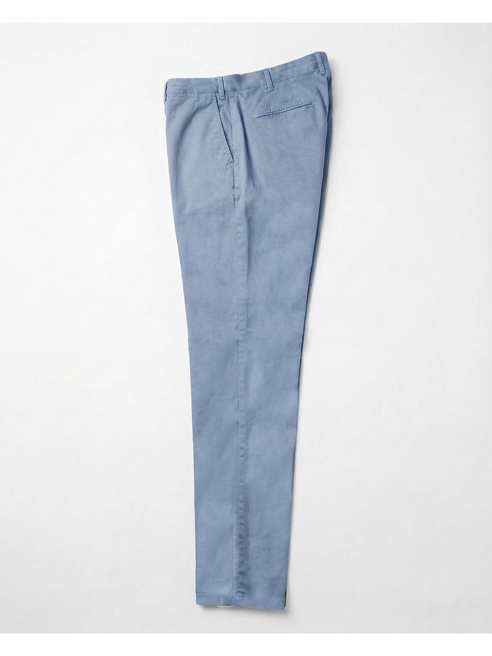 PANTALON DROIT EN COTON LAVÉ
