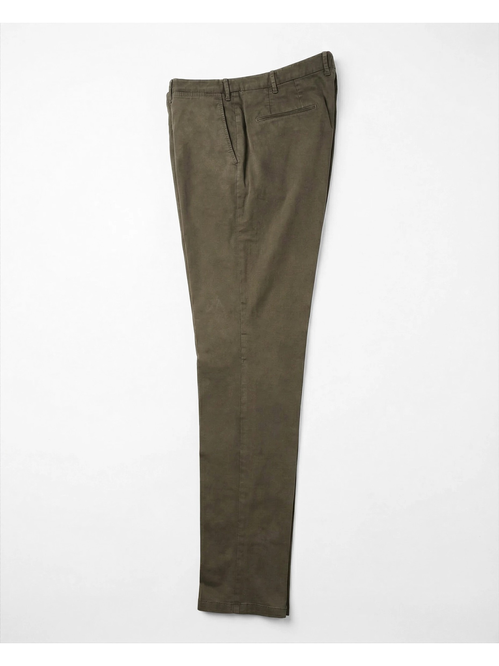 PANTALON DROIT EN COTON LAVÉ