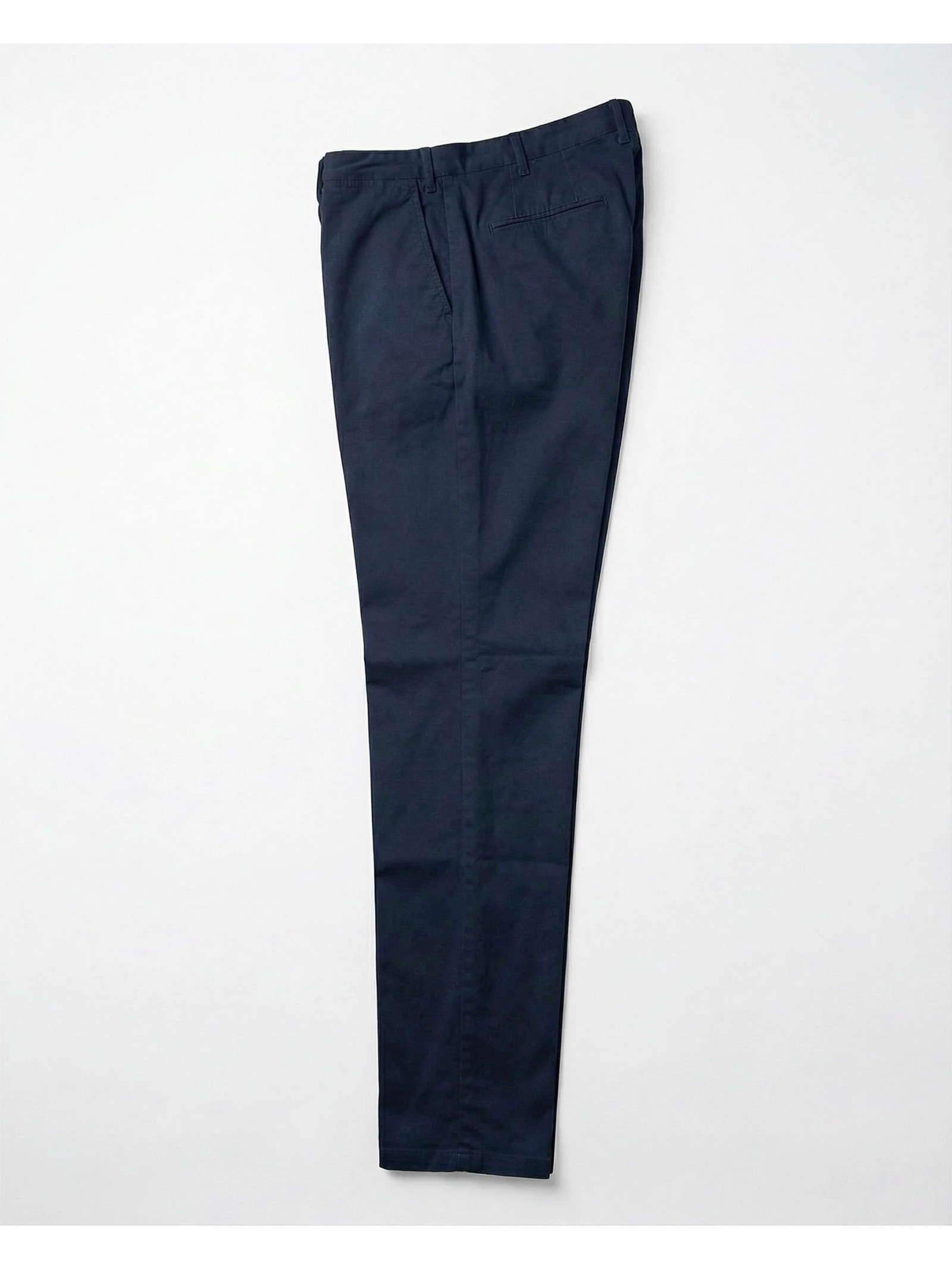 PANTALON DROIT EN COTON LAVÉ
